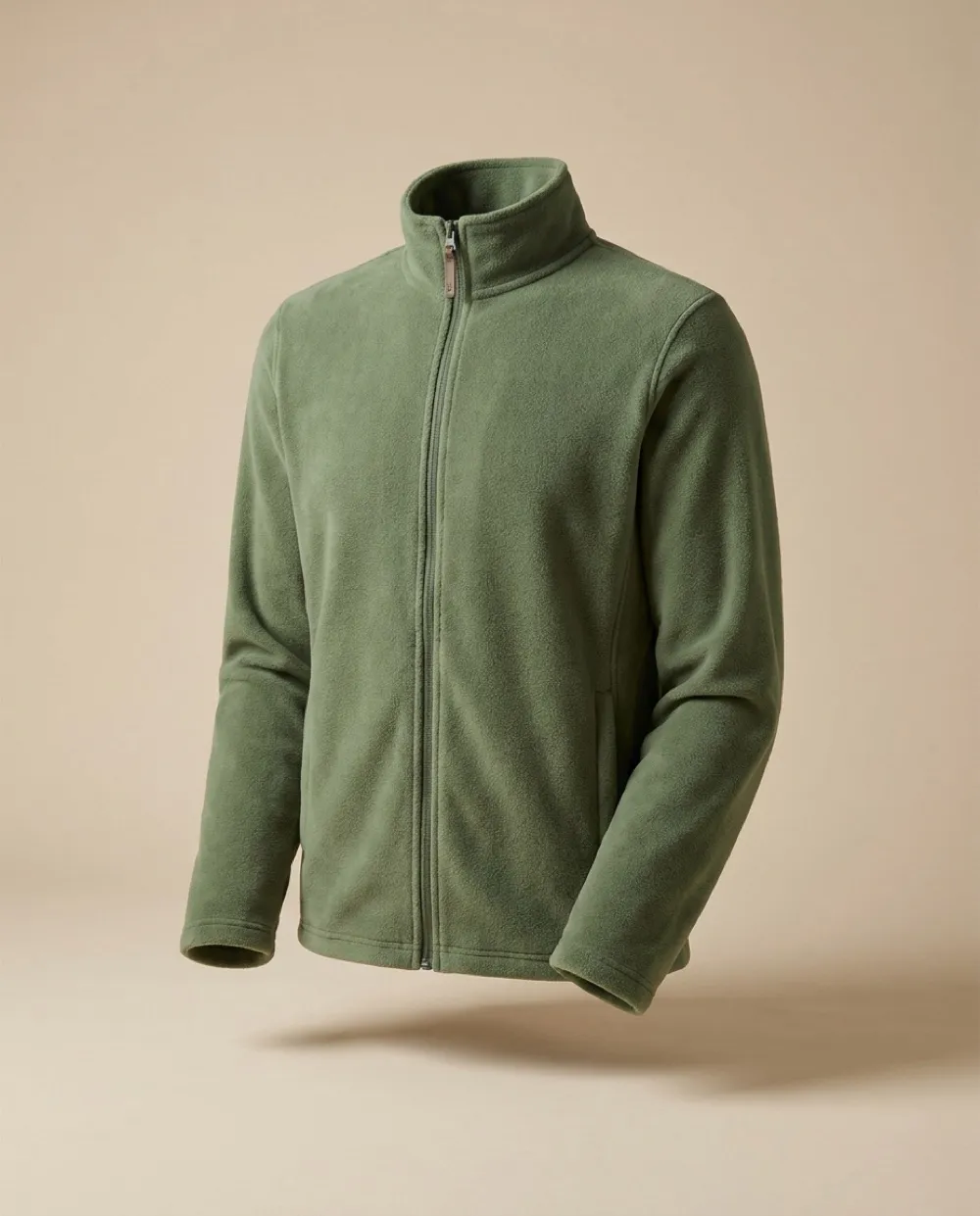 Dolomiten Fleece-Jacke in Moosgrün