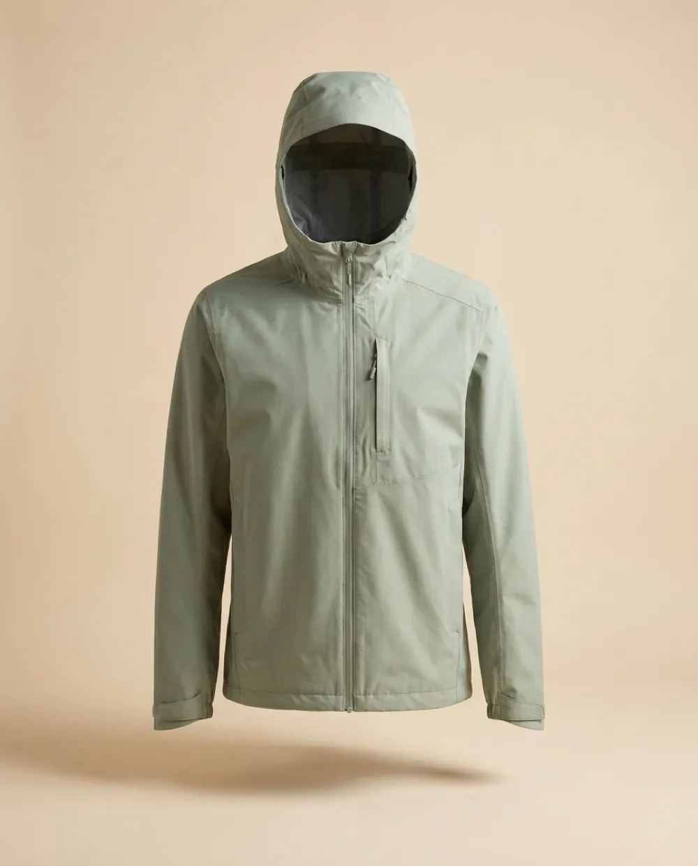 Vogesen Regenjacke in Salbeigrün